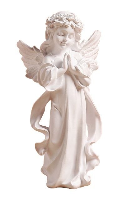 FIGURKA DEKORACYJNA ANIOŁ 20cm BIAŁY ANIOŁEK FIGURKA DEKORACYJNA ANIOŁ 20cm BIAŁY ANIOŁEK