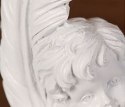 FIGURKA DEKORACYJNA ANIOŁ BIAŁY ANIOŁEK Z PIÓREM KSIĄŻKAMI FIGURKA DEKORACYJNA ANIOŁ BIAŁY ANIOŁEK Z PIÓREM KSIĄŻKAMI