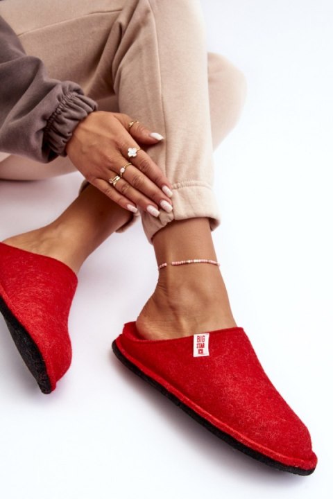 Kapcie Model Big Star KK276012 Red - Step in style - 40 Kapcie Model Big Star KK276012 Red - Step in style - 40