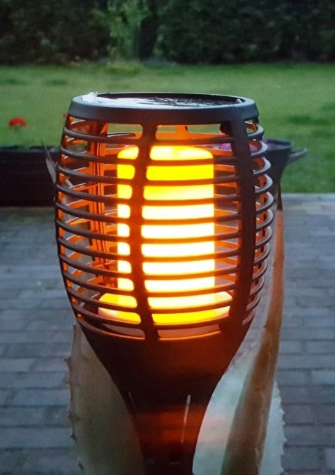 Lampa solarna wbijana Style_Home czarny 50 cm 1 szt. Lampa solarna wbijana Style_Home czarny 50 cm 1 szt.