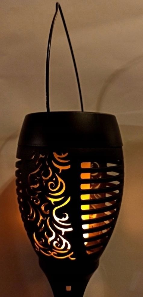 Lampa solarna wbijana Style_Home czarny 50 cm 1 szt. Lampa solarna wbijana Style_Home czarny 50 cm 1 szt.