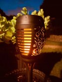 Lampa solarna wbijana Style_Home czarny 50 cm 1 szt. Lampa solarna wbijana Style_Home czarny 50 cm 1 szt.