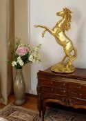 MAJESTATYCZNY ZŁOTY KOŃ STATUETKA FIGURKA DEKORACYJNA 29,5 cm NA PREZENT MAJESTATYCZNY ZŁOTY KOŃ STATUETKA FIGURKA DEKORACYJNA 29,5 cm NA PREZENT