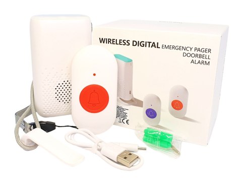 PRZYCISK ALARM ! SOS DLA SENIORÓW KOBIET W CIĄŻY WZYWANIE POMOCY DZWONEK PRZYCISK ALARM ! SOS DLA SENIORÓW KOBIET W CIĄŻY WZYWANIE POMOCY DZWONEK