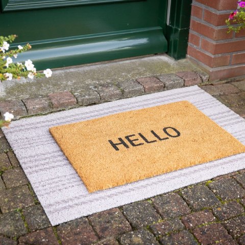 WYCIERACZKA DO BUTÓW ZEWNĘTRZNA Z WŁÓKNA KOKOSOWEGO HELLO 60X40CM WYCIERACZKA DO BUTÓW ZEWNĘTRZNA Z WŁÓKNA KOKOSOWEGO HELLO 60X40CM