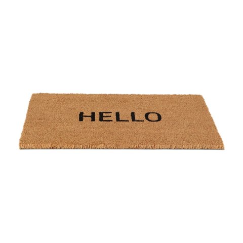 WYCIERACZKA DO BUTÓW ZEWNĘTRZNA Z WŁÓKNA KOKOSOWEGO HELLO 60X40CM WYCIERACZKA DO BUTÓW ZEWNĘTRZNA Z WŁÓKNA KOKOSOWEGO HELLO 60X40CM