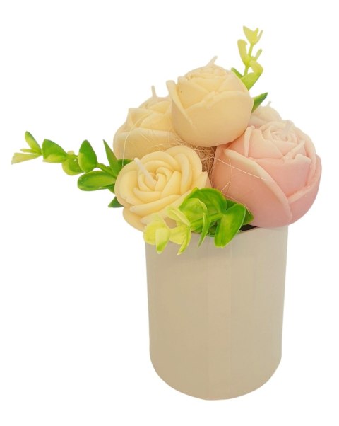 BUKIET ZE ŚWIEC SOJOWYCH CANDLE BOX PREZENT ŚLUBNY URODZINOWY JUBILEUSZOWY BUKIET ZE ŚWIEC SOJOWYCH CANDLE BOX PREZENT ŚLUBNY URODZINOWY JUBILEUSZOWY