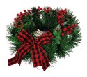 TRADYCYJNY STROIK ŚWIĄTECZNY KRÓLEWSKI SZYSZKI + JARZĘBINA 38cm TRADYCYJNY STROIK ŚWIĄTECZNY KRÓLEWSKI SZYSZKI + JARZĘBINA 38cm