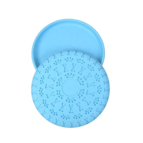 ZABAWKA DLA PSA FRISBEE MISKA NA KARMĘ WODĘ 2w1 NIEBIESKA ZABAWKA DLA PSA FRISBEE MISKA NA KARMĘ WODĘ 2w1 NIEBIESKA