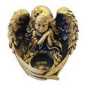 ZŁOTA FIGURKA ANIOŁ NA TEALIGHTY DEKORACJA ANIOŁEK 11x14x12 ZŁOTA FIGURKA ANIOŁ NA TEALIGHTY DEKORACJA ANIOŁEK 11x14x12