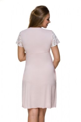 Koszulka nocna Koszula Nocna Ciążowa Model 3123 Pink - Lupo Line - 40