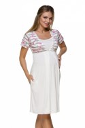 Koszulka nocna Koszula Nocna Ciążowa Model 3121 White - Lupo Line - 40 Koszulka nocna Koszula Nocna Ciążowa Model 3121 White - Lupo Line - 40