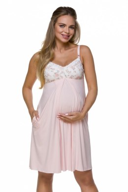 Koszulka nocna Koszula Nocna Ciążowa Model Model 3122 Pink - Lupo Line - 40