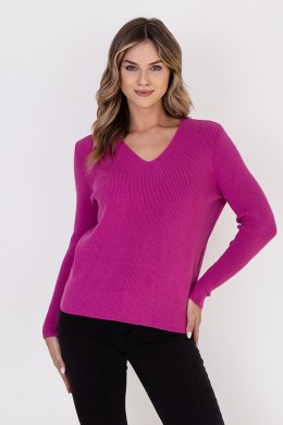 Sweter Damski Model SWE243 Amarant - MKM - S