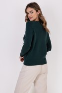 Sweter Damski Model SWE243 Green - MKM - M Sweter Damski Model SWE243 Green - MKM - M