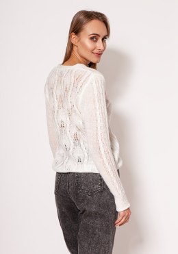 Sweter Damski Model SWE267 Ecru - MKM - M