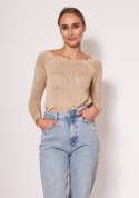 Sweter Damski Model SWE298 Beige - MKM - L