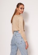 Sweter Damski Model SWE298 Beige - MKM - S Sweter Damski Model SWE298 Beige - MKM - S
