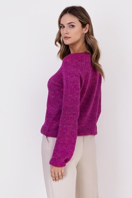 Sweter Damski Model SWE320 Amarant - MKM - L/XL