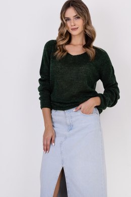Sweter Damski Model SWE320 Dark Green - MKM - L/XL