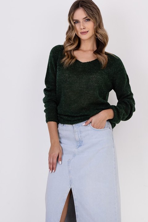 Sweter Damski Model SWE320 Dark Green - MKM - L/XL Sweter Damski Model SWE320 Dark Green - MKM - L/XL