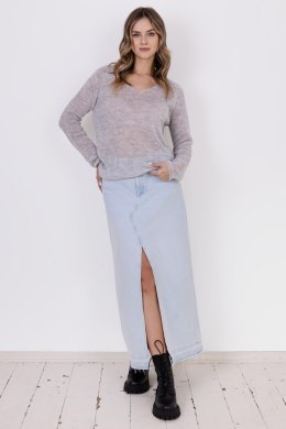 Sweter Damski Model SWE320 Light Grey - MKM - S/M