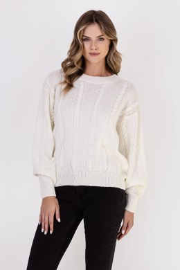 Sweter Damski Model SWE323 Ecru - MKM - L/XL