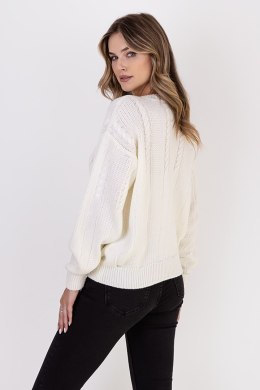 Sweter Damski Model SWE323 Ecru - MKM - S/M