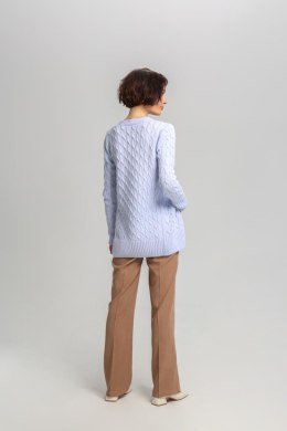 Sweter Damski Model SWE333 Błękit - MKM - M