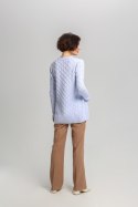 Sweter Damski Model SWE333 Błękit - MKM - s Sweter Damski Model SWE333 Błękit - MKM - s