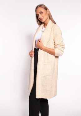 Sweter Kardigan Model PA015 Beige - MKM - M