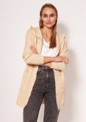 Sweter Kardigan Model PA018 Beige - MKM - L/XL