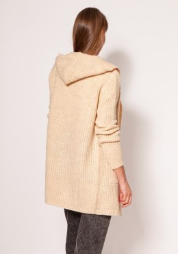 Sweter Kardigan Model PA018 Beige - MKM - S/M