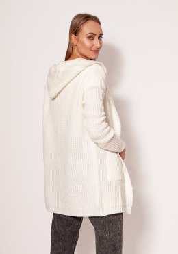 Sweter Kardigan Model PA018 Ecru - MKM - L/XL