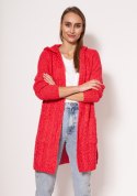 Sweter Kardigan Model PA019 Coral - MKM - S/M