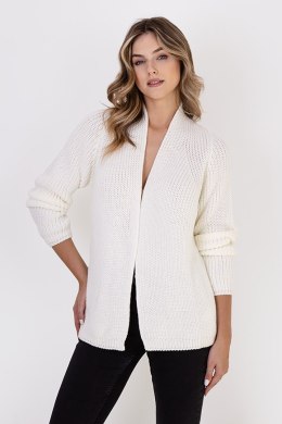 Sweter Kardigan Model SWE120 Ecru - MKM - L