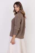 Sweter Kardigan Model SWE120 Mocca - MKM - L Sweter Kardigan Model SWE120 Mocca - MKM - L