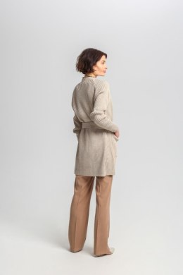 Sweter Kardigan Model SWE334 Beige - MKM - S/M