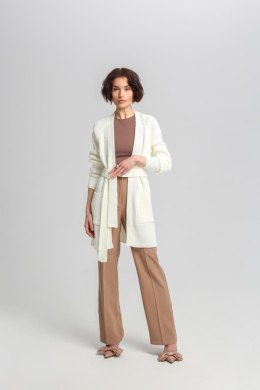Sweter Kardigan Model SWE334 Ecru - MKM - S/M