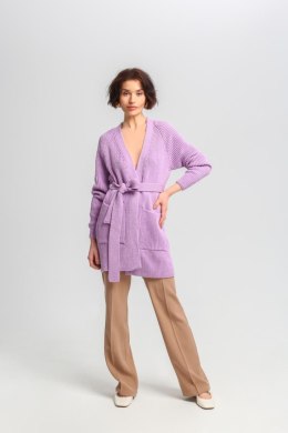 Sweter Kardigan Model SWE334 Lawenda - MKM - S/M