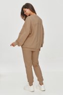 Bluza Damska Model M859 Cappuccino - Makadamia - uniwersalny Bluza Damska Model M859 Cappuccino - Makadamia - uniwersalny