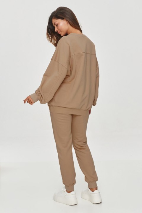 Bluza Damska Model M859 Cappuccino - Makadamia - uniwersalny Bluza Damska Model M859 Cappuccino - Makadamia - uniwersalny