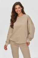 Bluza Damska Model M859 Light Beige - Makadamia - uniwersalny Bluza Damska Model M859 Light Beige - Makadamia - uniwersalny