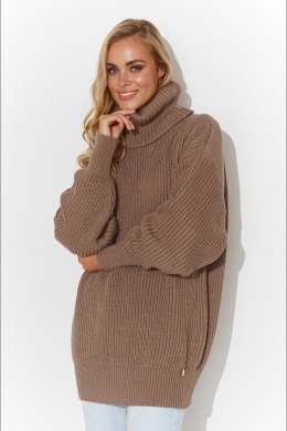 Golf Damski Model S136 Cappuccino - Makadamia - uniwersalny