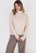 Golf Damski Model SWE291 Beige - MKM - S/M Golf Damski Model SWE291 Beige - MKM - S/M