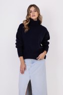 Golf Damski Model SWE291 Navy - MKM - L/XL Golf Damski Model SWE291 Navy - MKM - L/XL