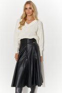 Spódnica Model M811 Black - Makadamia - 40 Spódnica Model M811 Black - Makadamia - 40