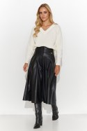 Spódnica Model M811 Black - Makadamia - 40 Spódnica Model M811 Black - Makadamia - 40