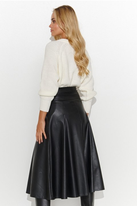 Spódnica Model M811 Black - Makadamia - 40 Spódnica Model M811 Black - Makadamia - 40
