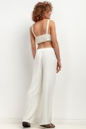 Spodnie Damskie Model T404 White Sand - Tessita - XS